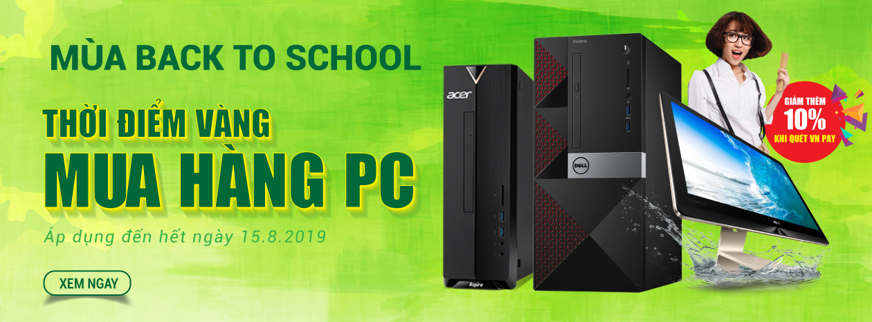 Khuyến mại mùa Back to School