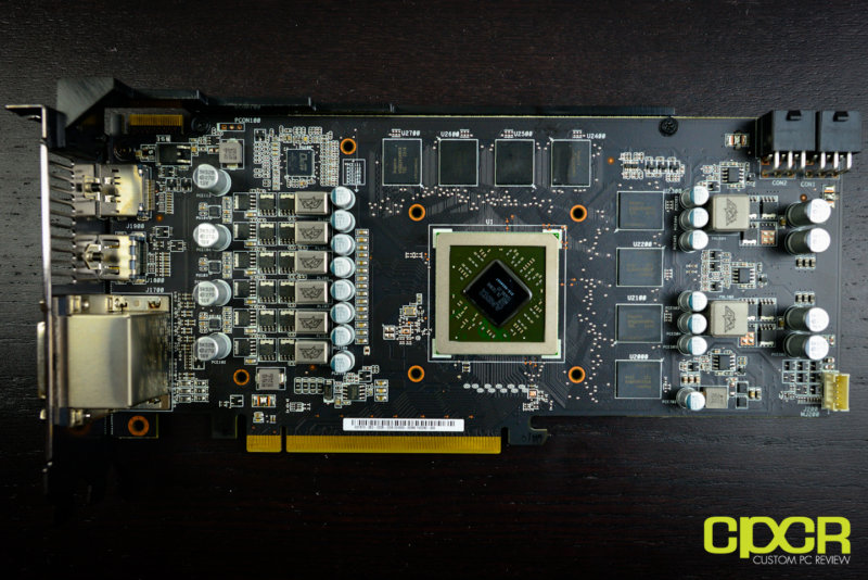 Bo mạch card đồ họa ASUS HD7870 DirectCU II. Nguồn ảnh: CPCR