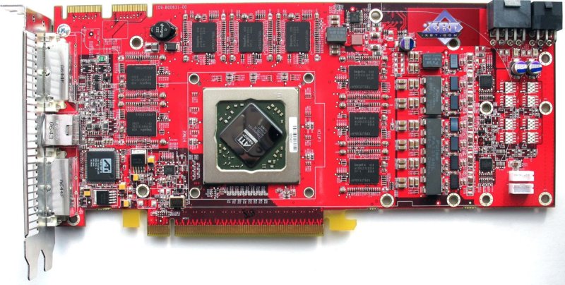 Bo mạch của card đồ họa HD 2900 XT