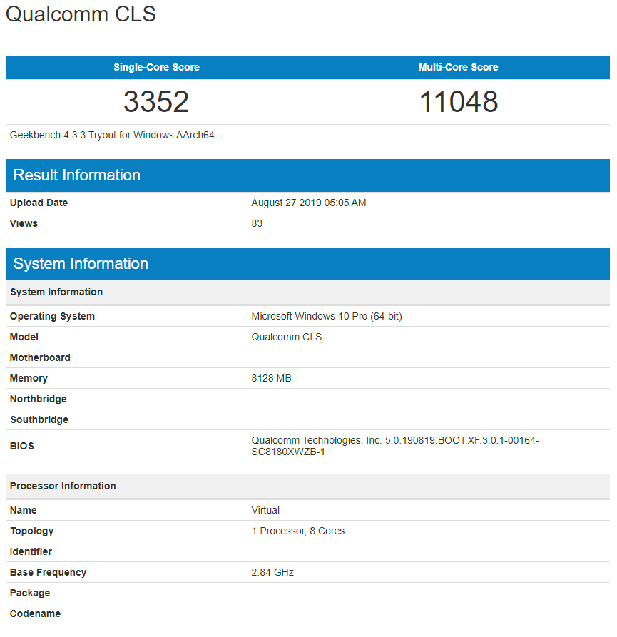 Snapdragon 8cx 2
