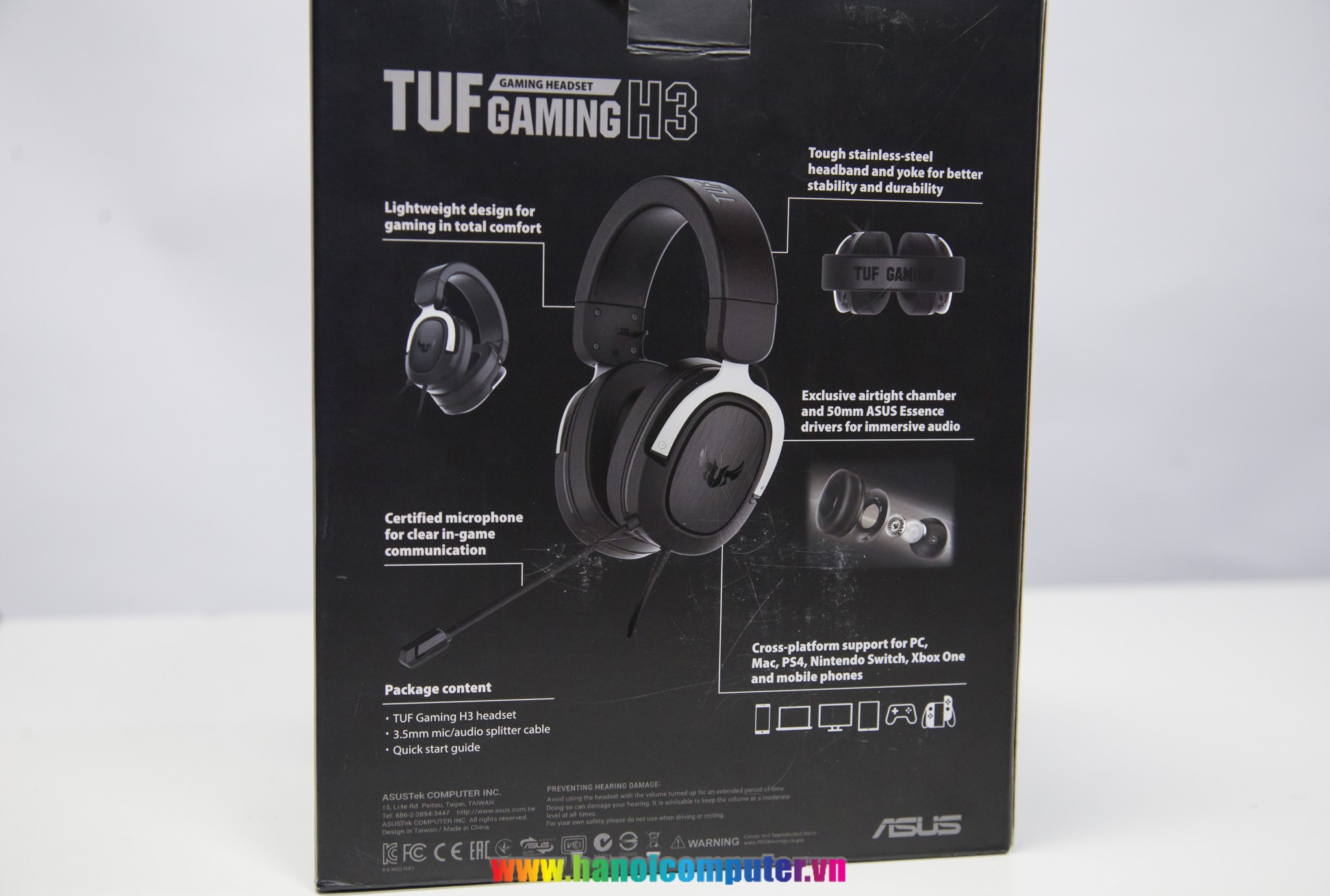 tai nghe ASUS TUF Gaming H3 3