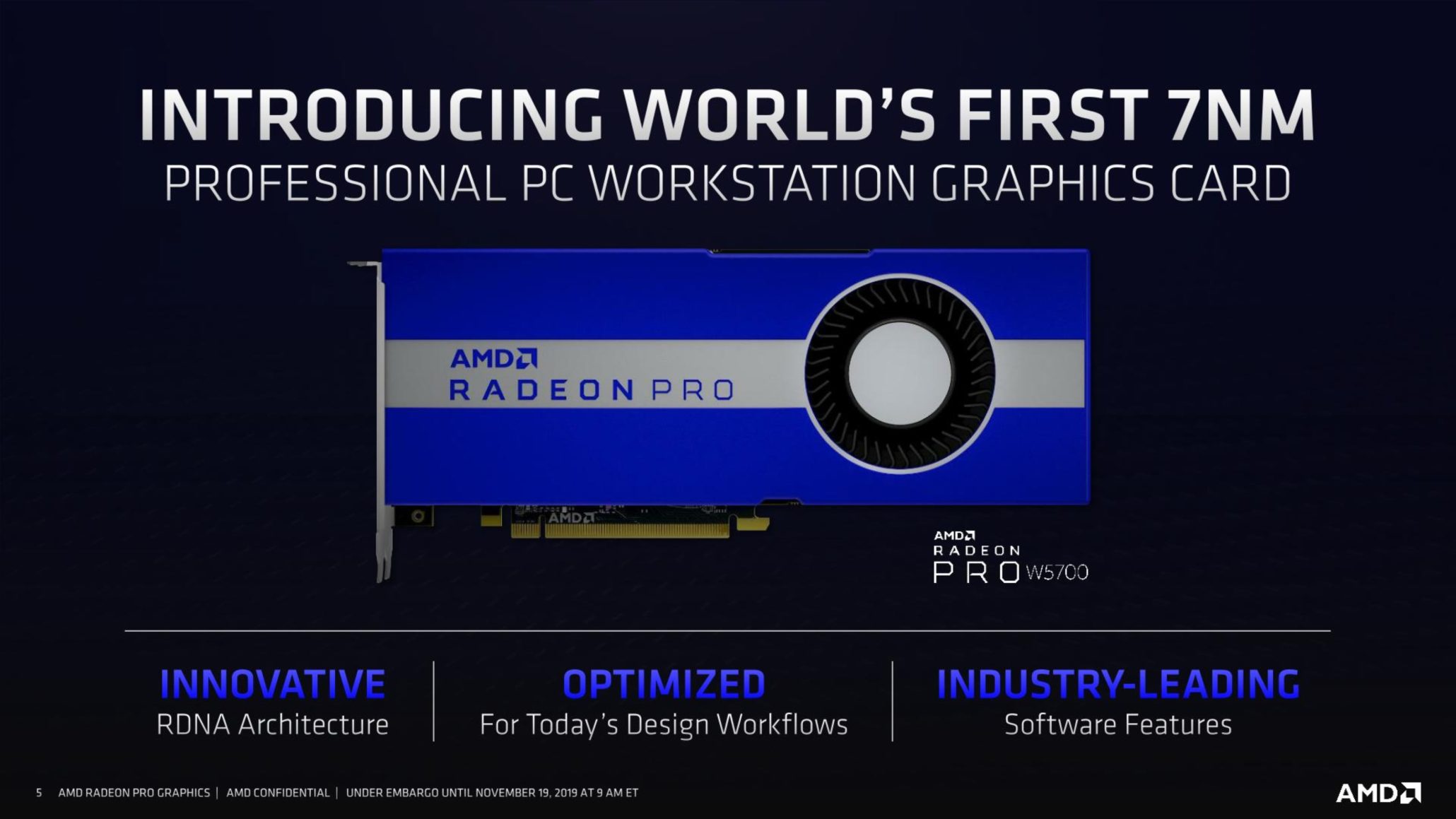 Radeon Pro W5700 1