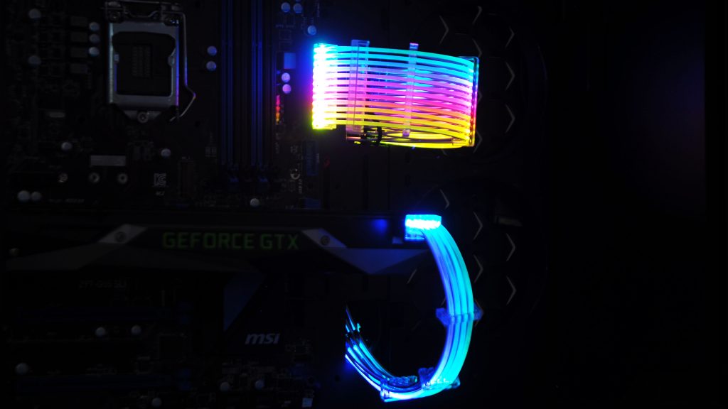 Hiệu ứng ánh sáng dây nguồn RGB Ambino