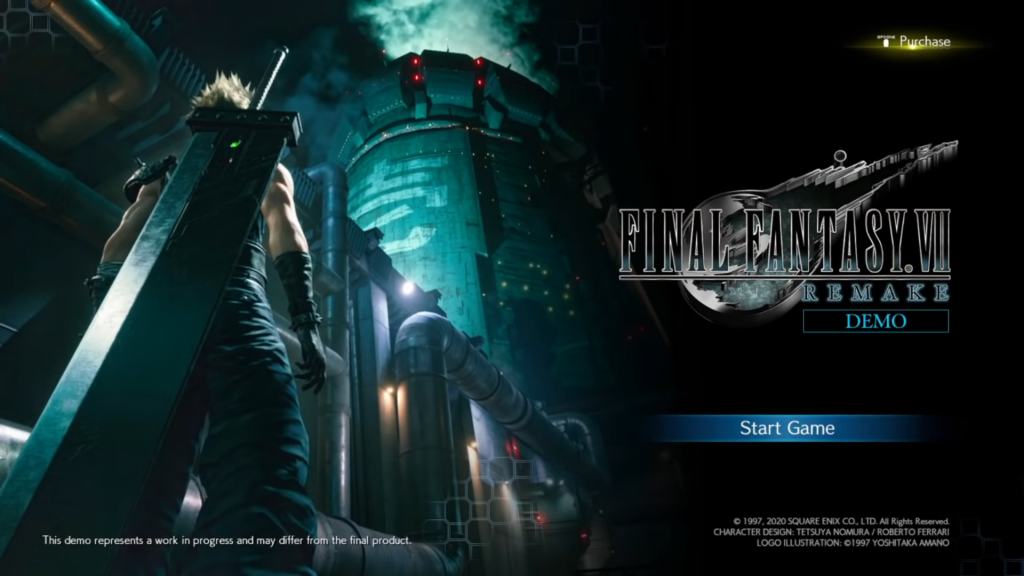 Demo Final Fantasy VII Remake