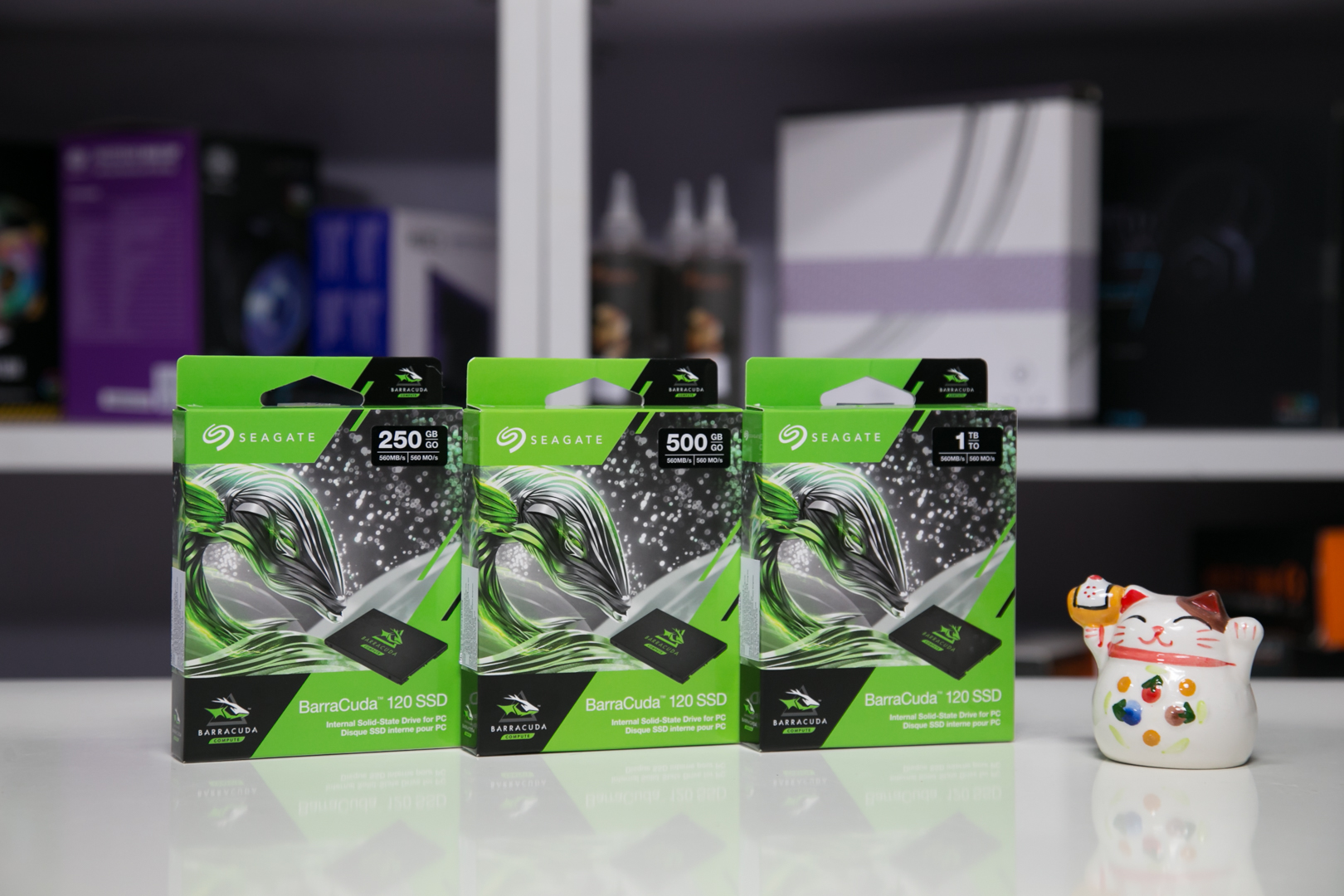 3 SSD Seagate xếp hàng