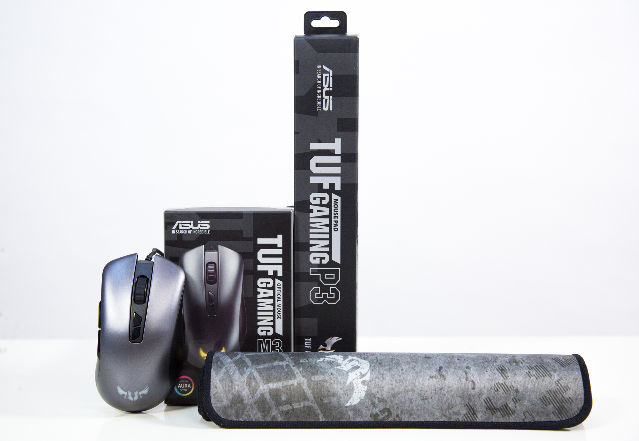 Combo chuột Asus TUF M3 và bàn di chuột TUF P3