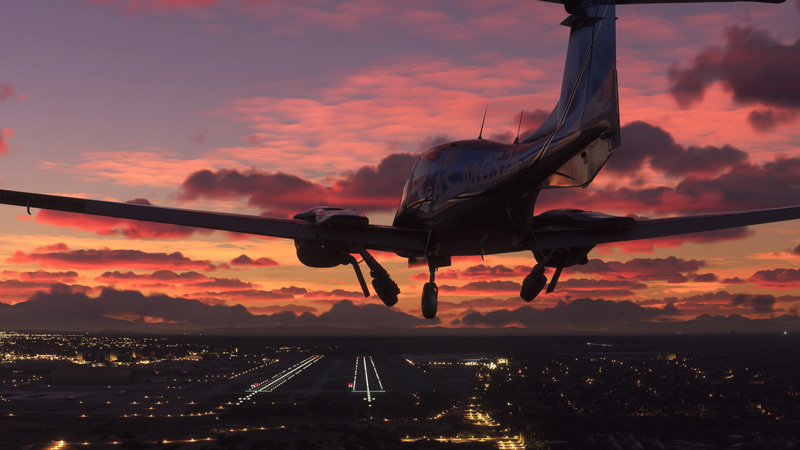 Tựa game flight-simulator của Microsoft