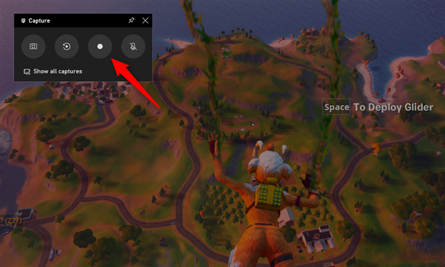Hình ảnh minh họa sử dụng Xbox game bar trên game fortnite