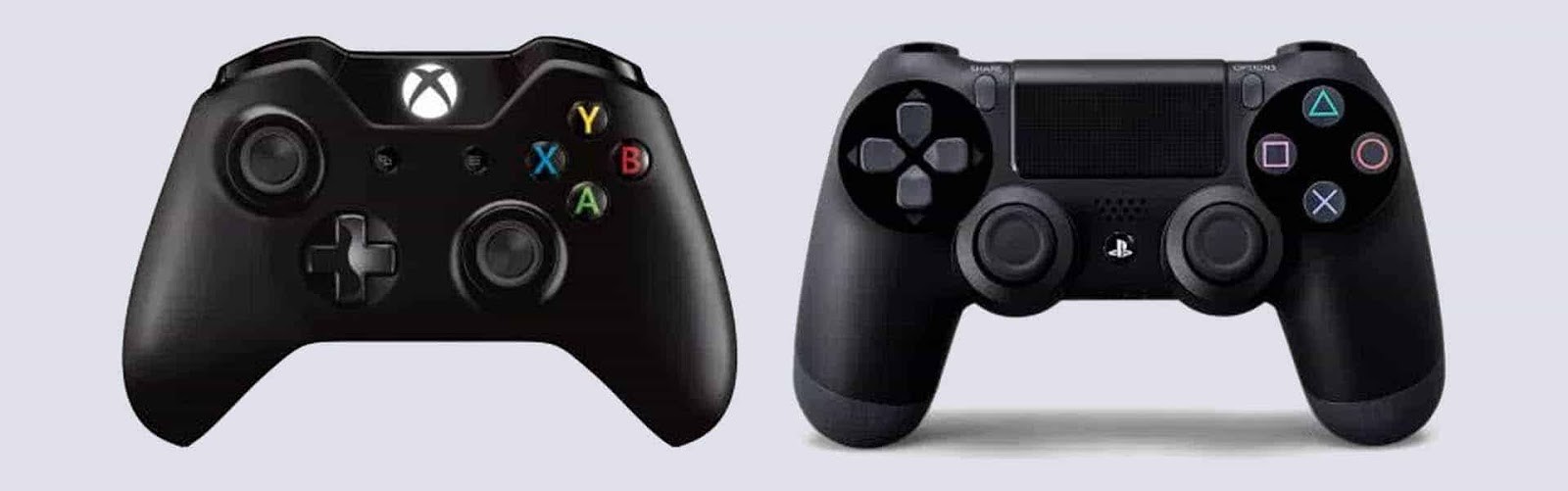 Tay cầm Xbox One S controller và Dualshock 4