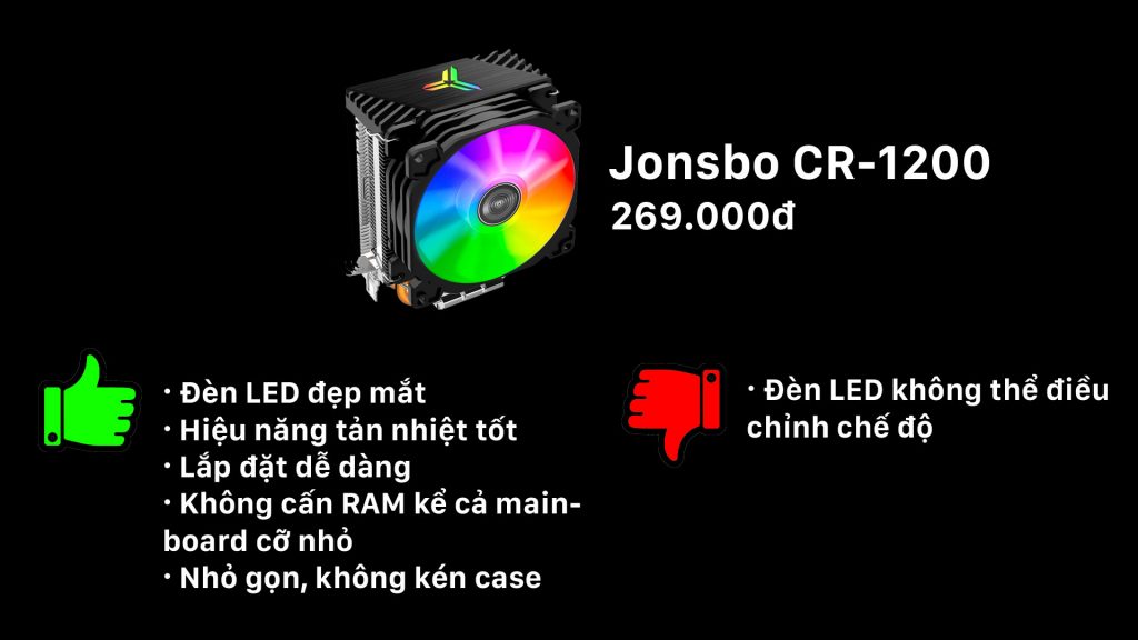 Đánh giá Jonsbo CR-1200: Ông vua tản nhiệt khí CPU giá rẻ!