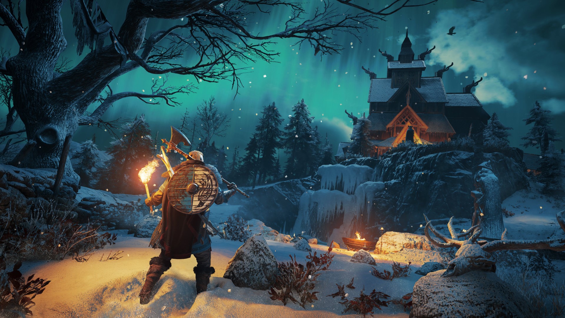 Assassin's Creed Valhalla xây nhà