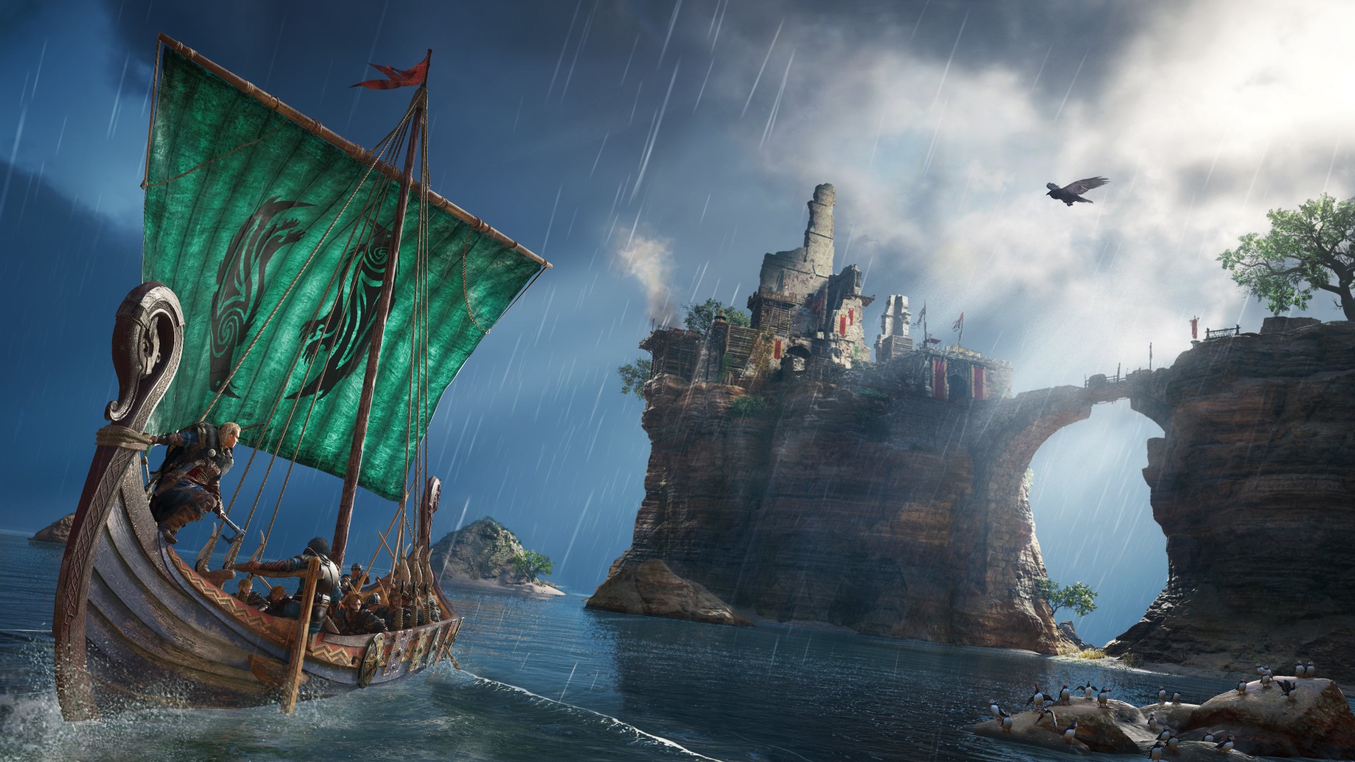 Assassin's Creed Valhalla đánh cá 