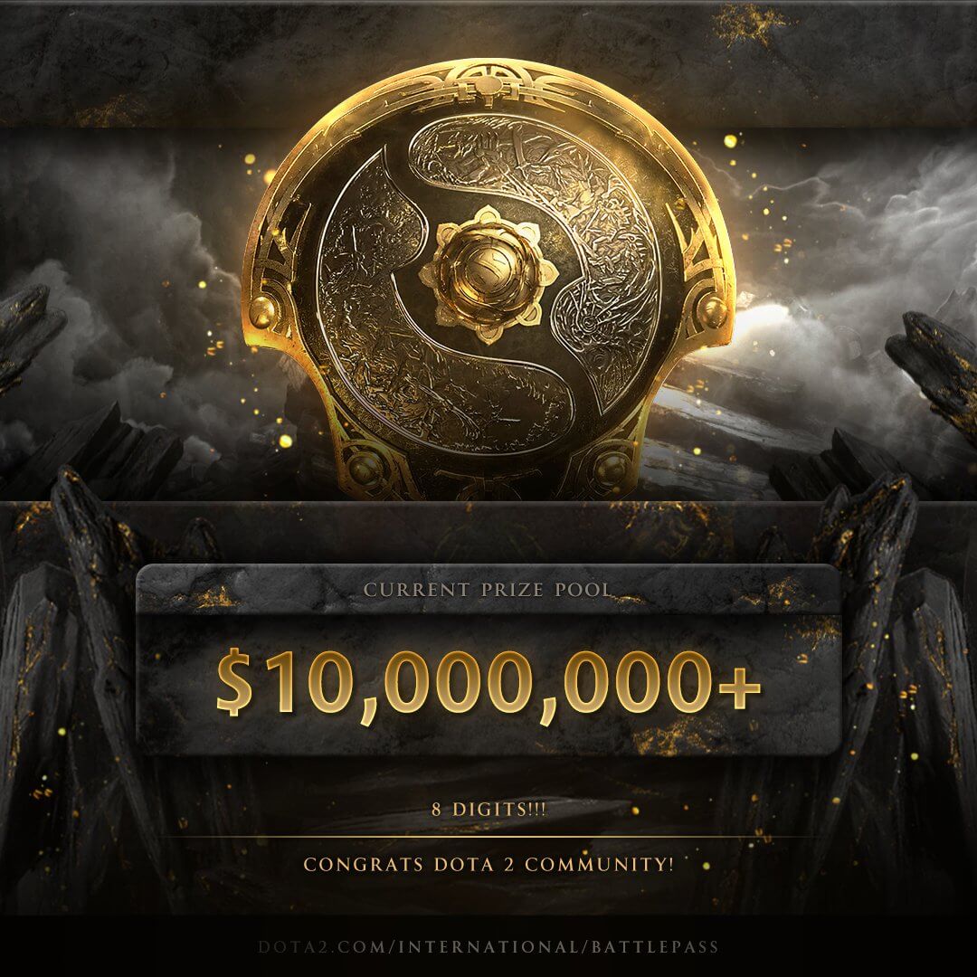The International 10 đã đạt mốc 10,000,000$
