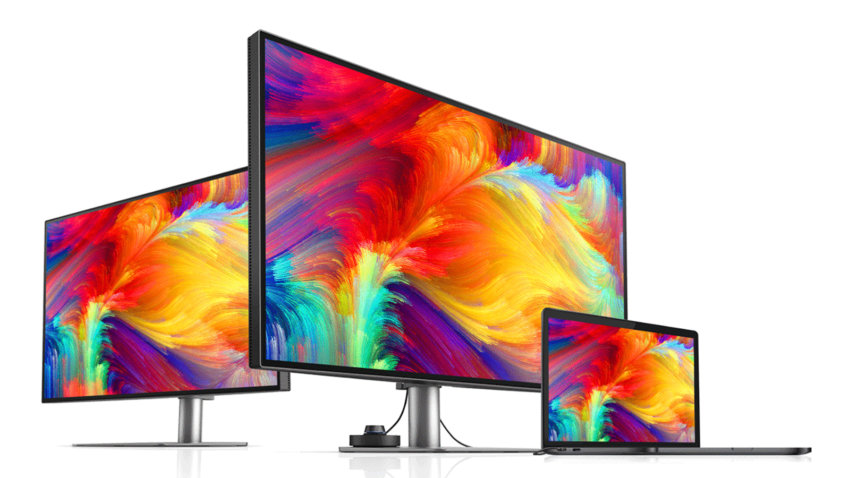 The BenQ PD3220U, với USB-C.