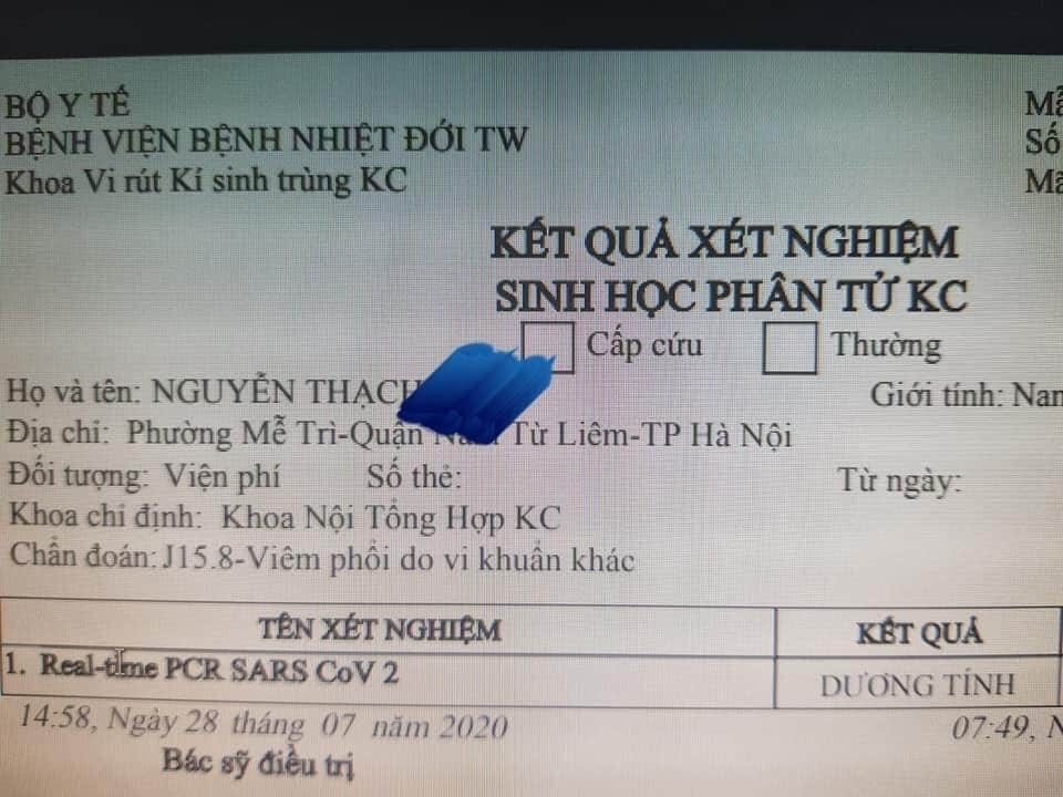 Một ca nhiễm 7