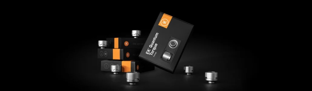 EK-Quantum Torque Satin Titanium 6-Pack