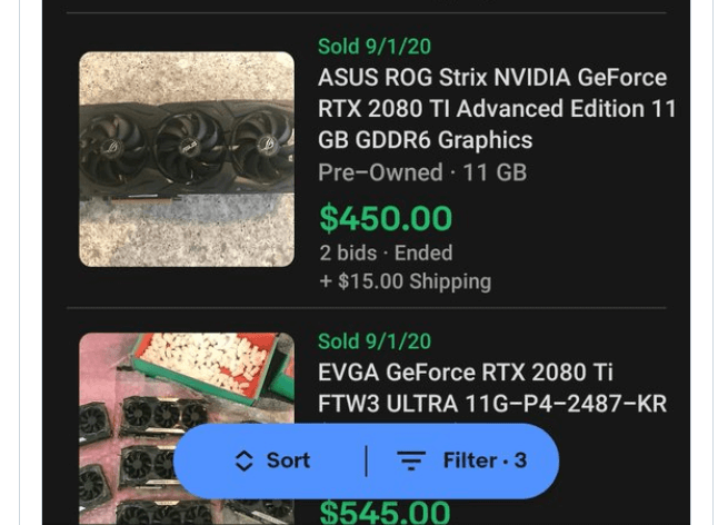 RTX 2080 Ti cũ 2