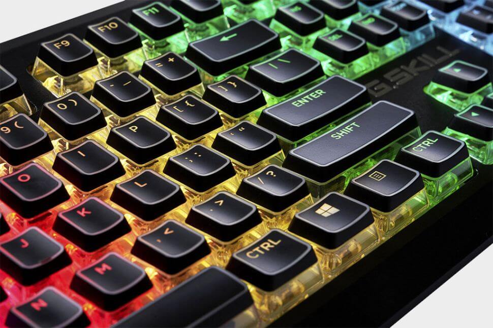 Keycap với nửa dưới trong suốt để "tăng cường độ sáng"