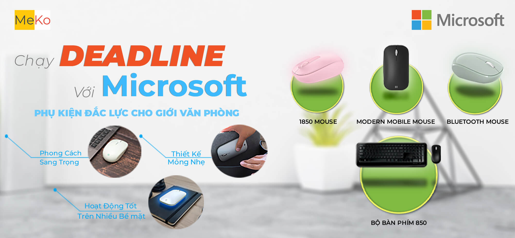 Giới thiệu sản phẩm không dây Microsoft