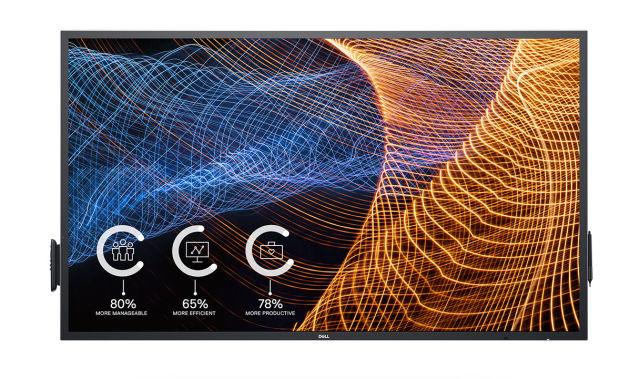 Màn hình cảm ứng tương tác 4K 65 inch với khả năng cảm ứng “InGlass” 20 điểm