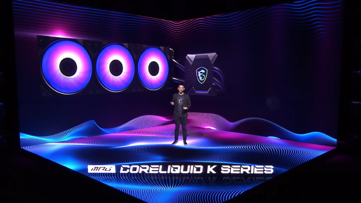 MSI đã công bố dòng tản nhiệt AIO MPG CoreLiquid K series của mình tại CES 2021