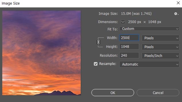mở file copy lên và resize chúng về kích thước nhỏ hơn