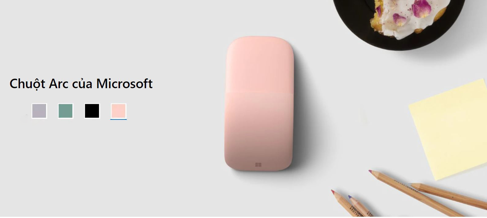 Giới thiệu chuột Microsoft Arc Mouse