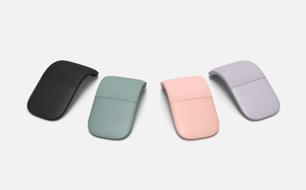 Màu sắc của chuột Microsoft Arc Mouse