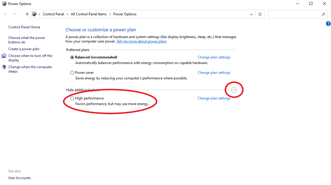 Hướng dẫn bật chế độ hiệu năng cao, tăng tốc laptop