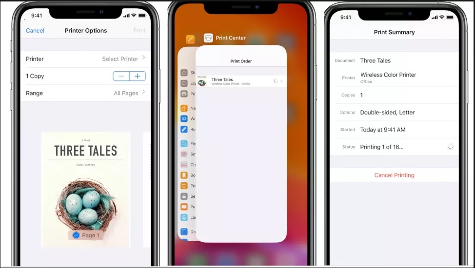 Hướng dẫn in bằng Airprint