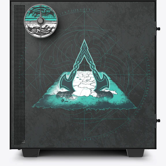 phần sau case NZXT Valhalla