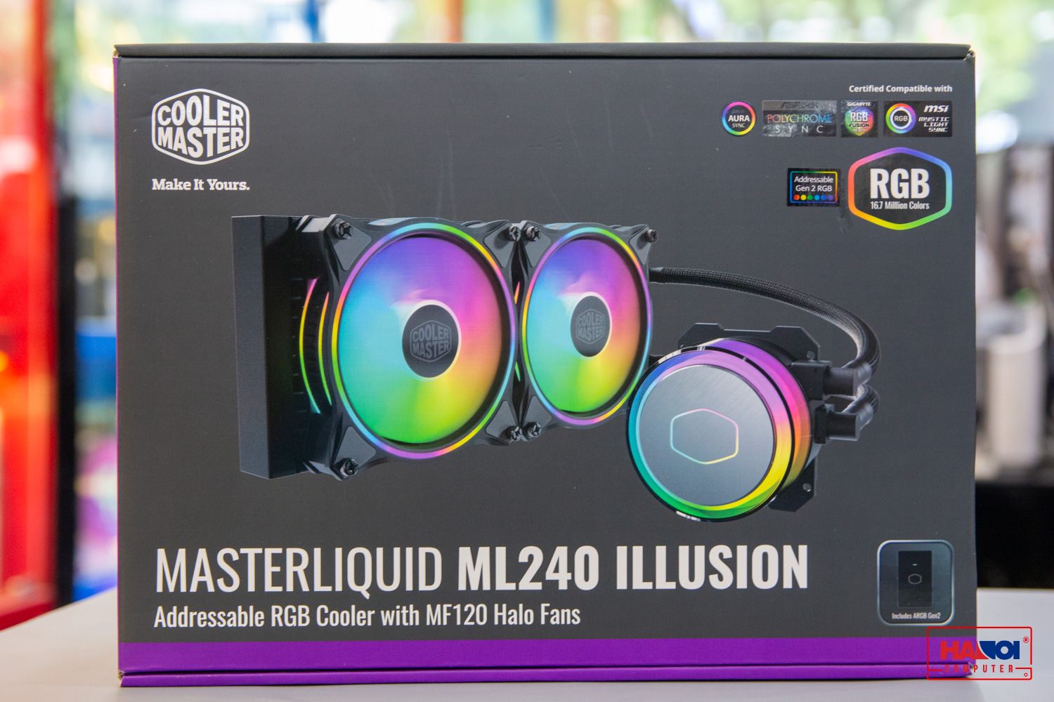 Tản nhiệt nước AIO MasterLiquid ML240 ILLUSION