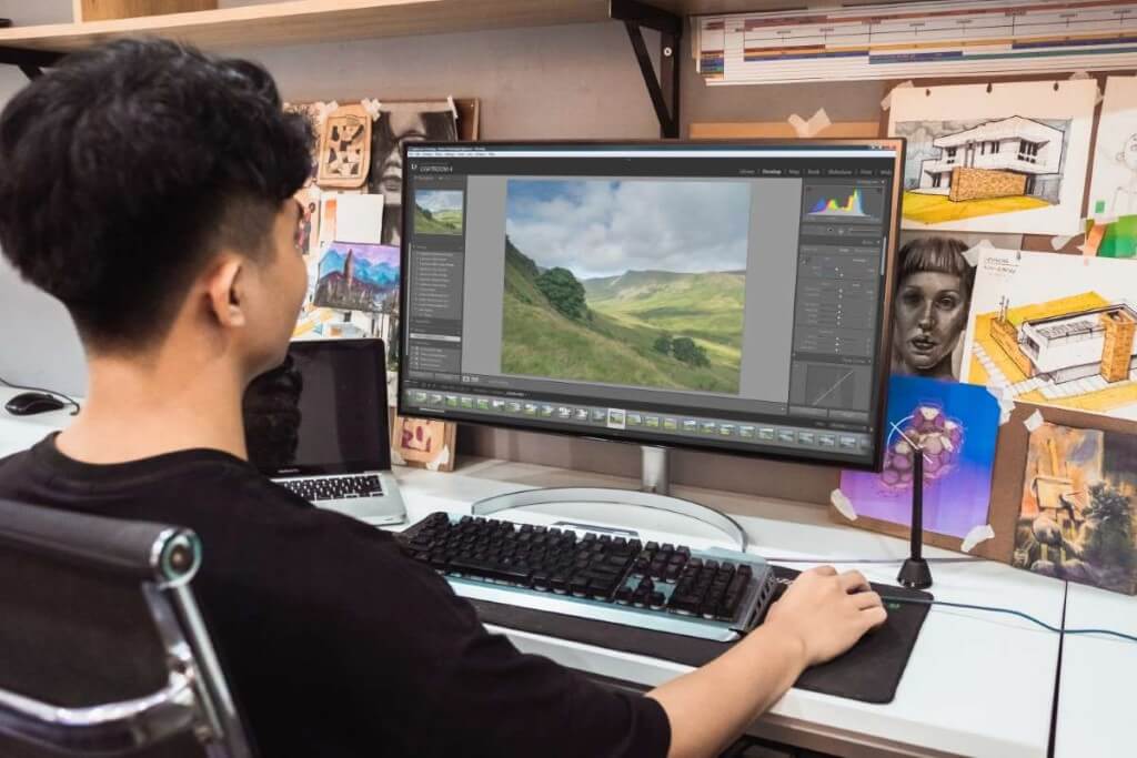 Màn 4K làm đồ họa rẻ nhất - LG 32UL950-W