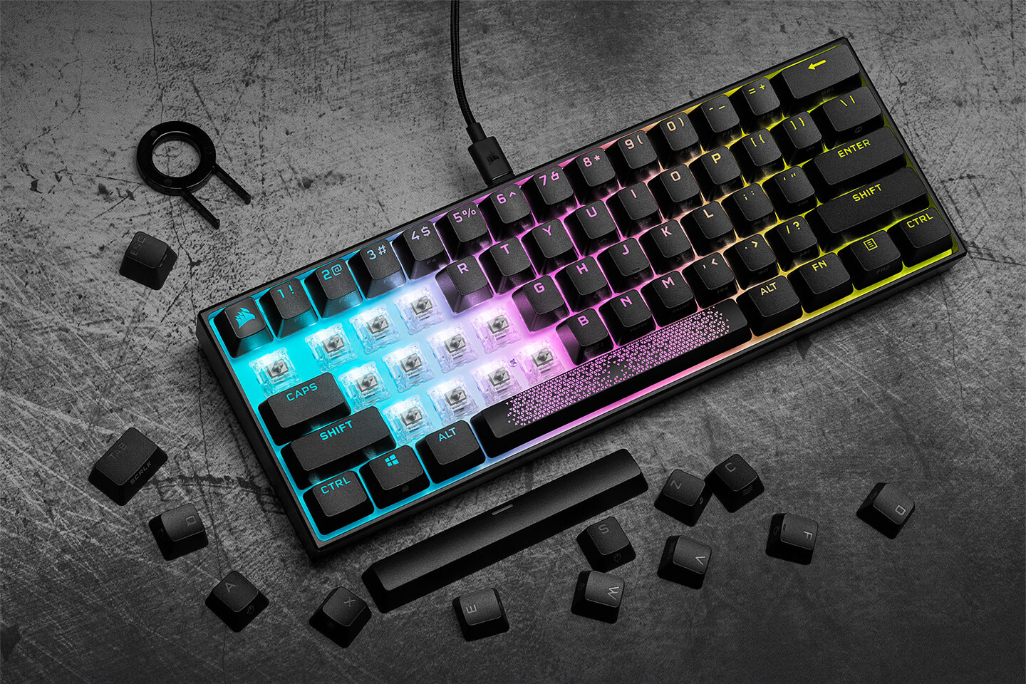 Giới thiệu bàn phím cơ Corsair K65 Mini