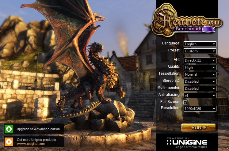 heaven benchmark