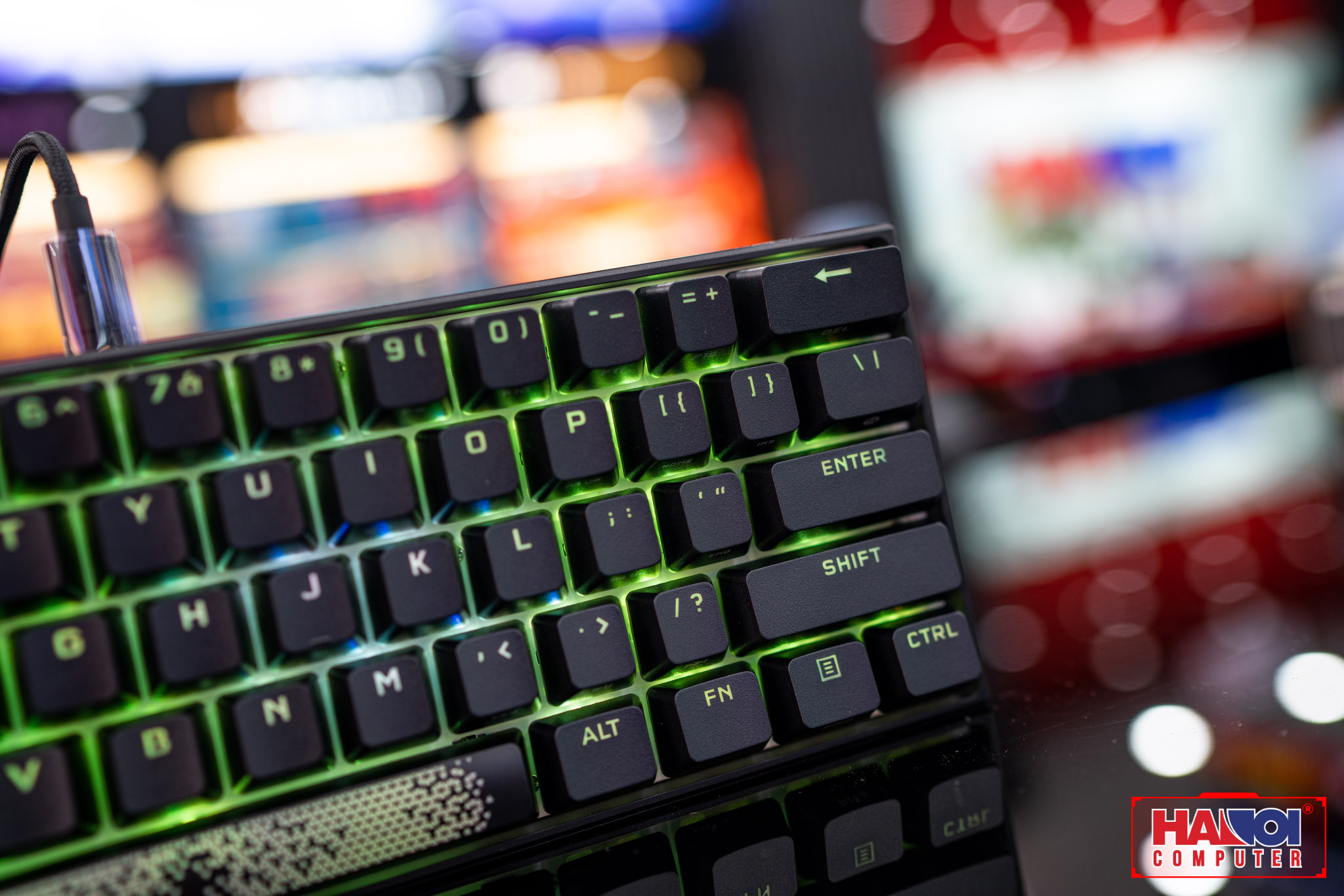 Hệ thống led của bàn phím cơ Corsair K65 Mini