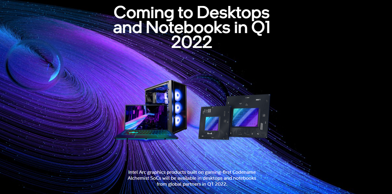 Intel ra mắt thương hiệu Card đồ họa ARC Alchemist