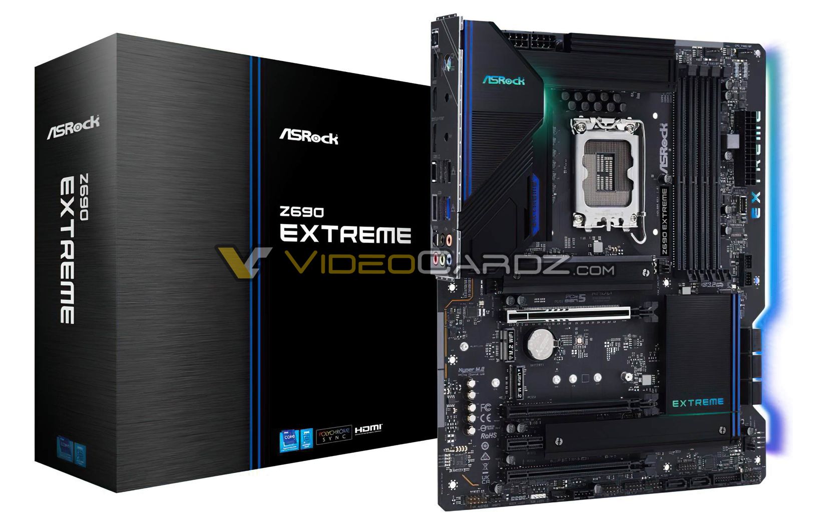 Mainboard ASRock Z690 Extreme, ảnh: videocardz