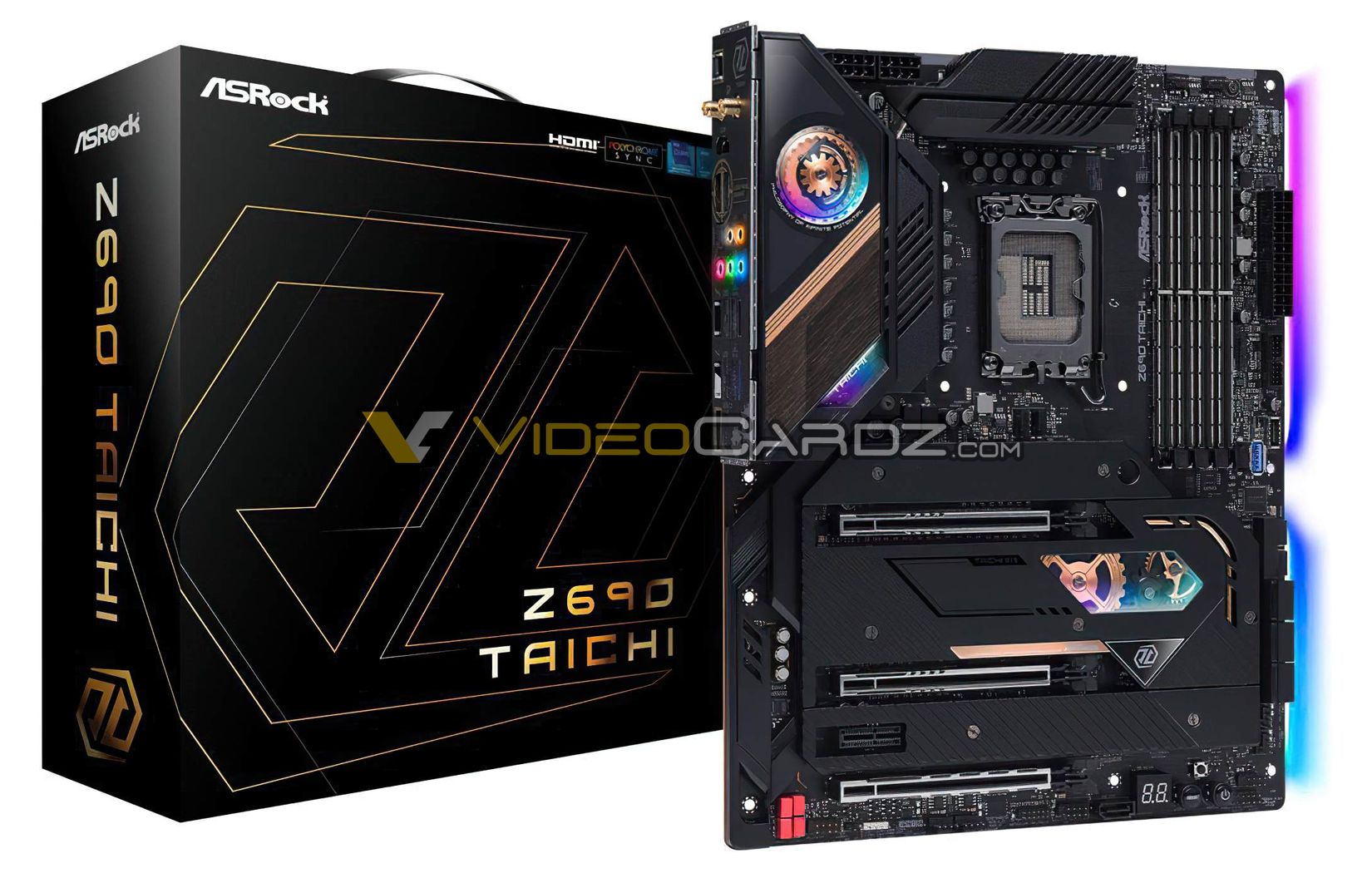 Mainboard ASRock Z690 Taichi, ảnh: videocardz