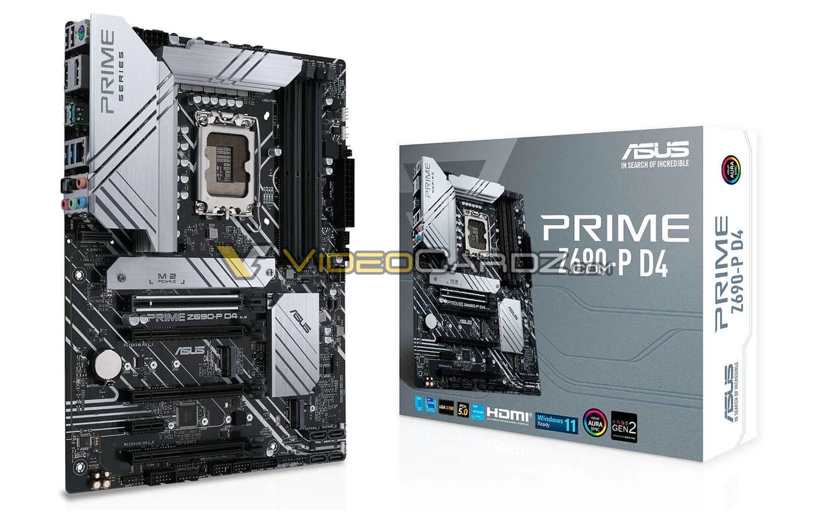 ASUS PRIME Z690-P D4, ảnh: videocardz