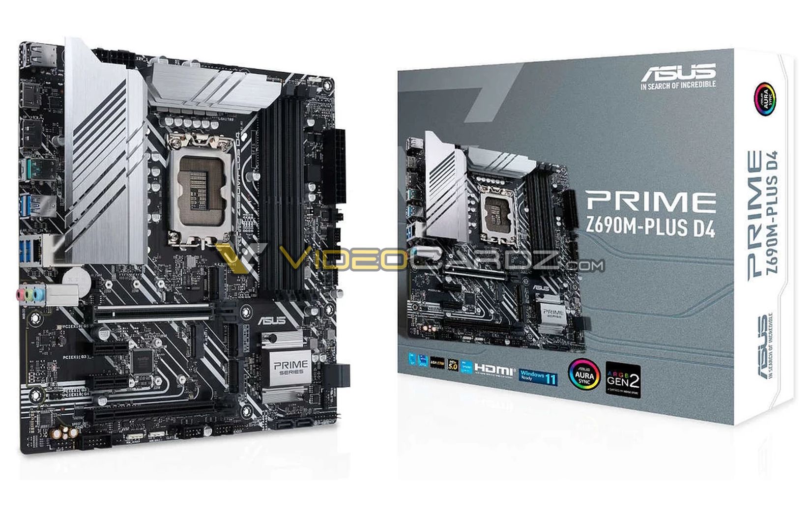 ASUS PRIME Z690M PLUS D4, ảnh: videocardz