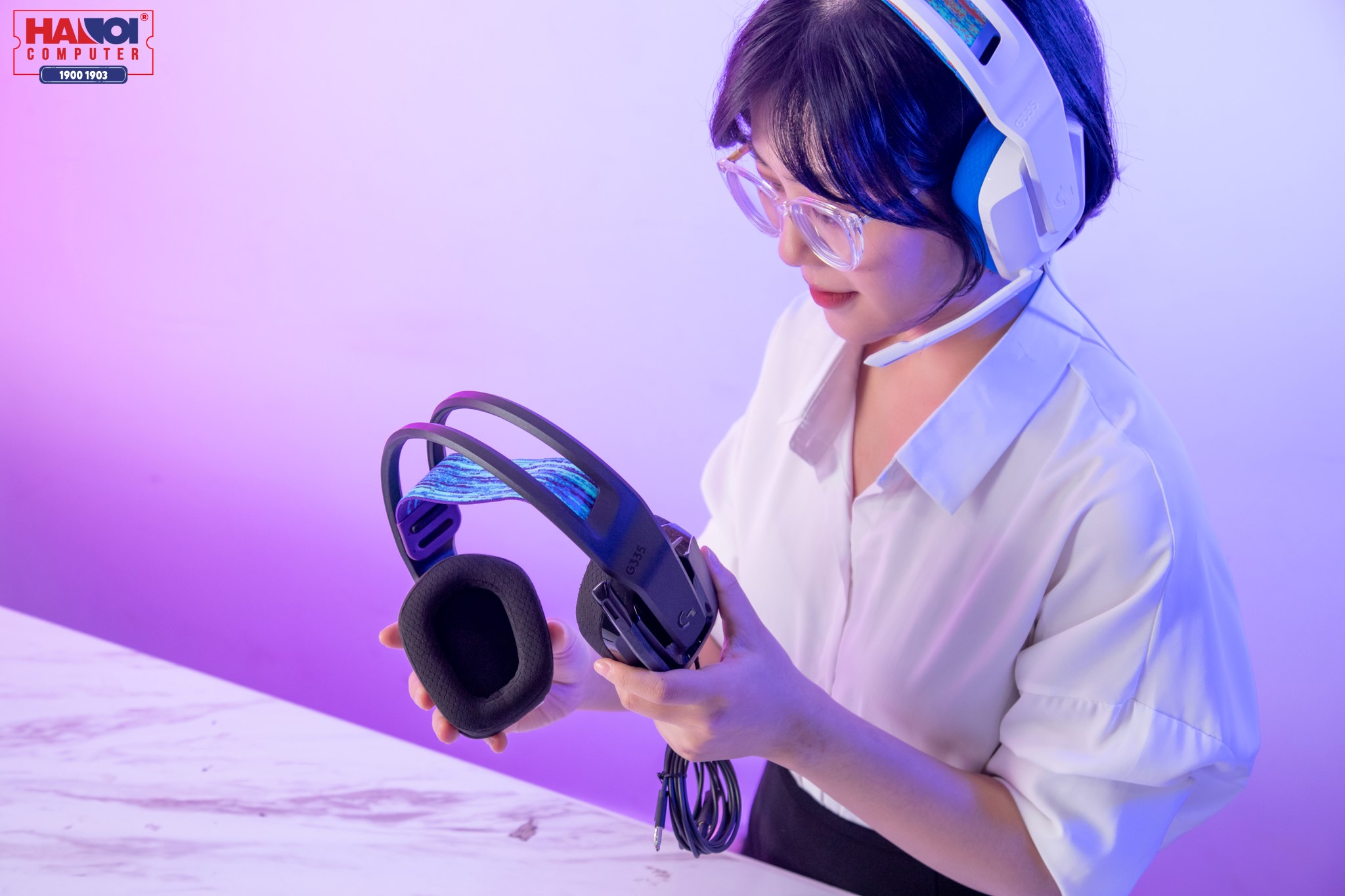 Chất liệu của tai nghe Logitech G335