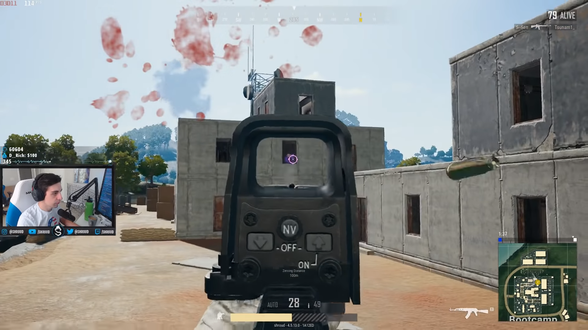 Test PUBG tai nghe kingston hyperx cloud earbuds