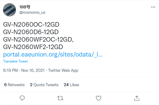 dòng tweet đăng tải của momomo_us, ảnh: twitter