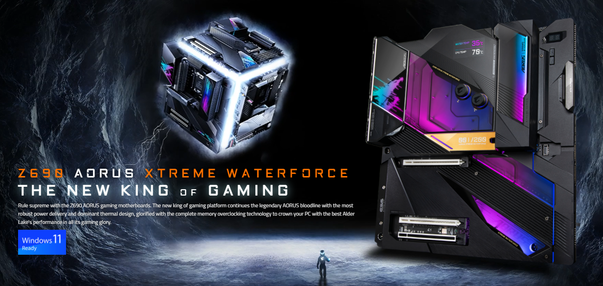 GIGABYTE AORUS ra mắt FLAGSHIP Mainboard Z690 Xtreme WaterForce
