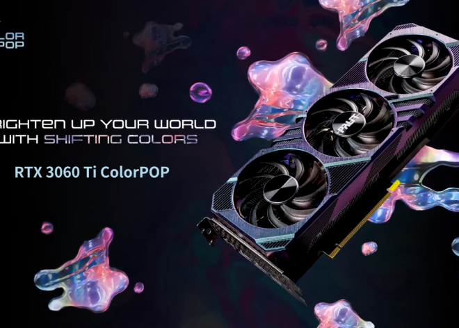 PALIT ra mắt Card đồ họa RTX 3060 Ti ColorPOP với bề ngoài có khả năng tự đổi màu