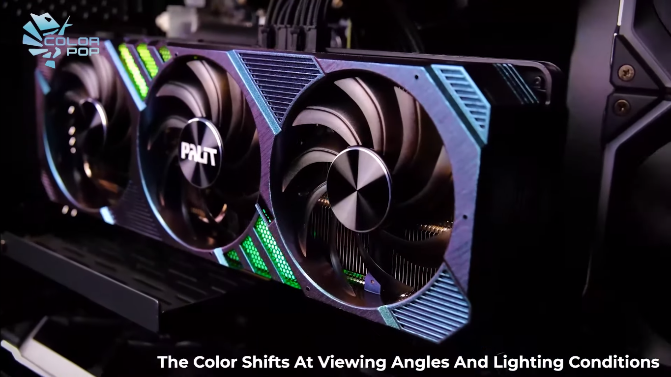 Card đồ họa RTX 3060 Ti ColorPOP, ảnh: Youtube PALIT