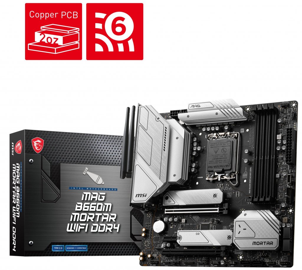 MAG B660M MORAR WIFI DDR4, ảnh: twitter