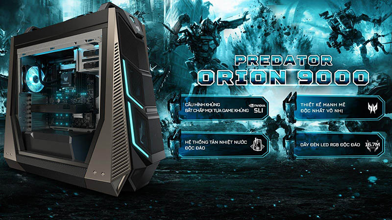 Orion 9000 ông hoàng trong dòng máy tính chơi game