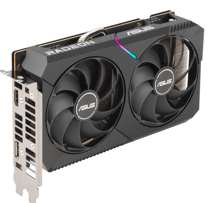 ASUS Dual Radeon RX 6500 XT, ảnh: Website asus-press.de